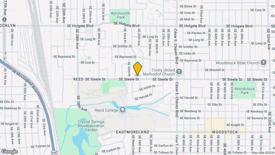 3407 SE Steele St Mapa y Detalles de la Ubicación