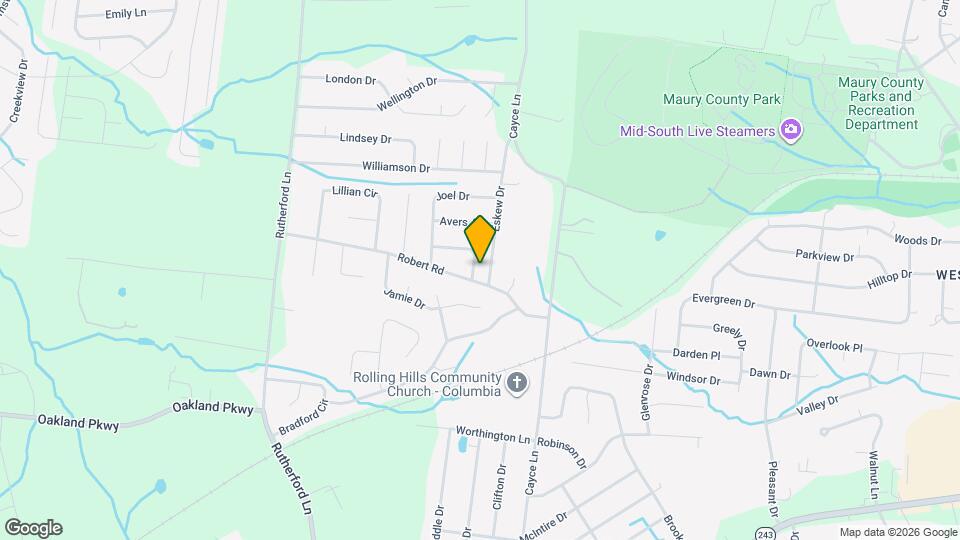 1604 Baucom Dr Map and Location Details