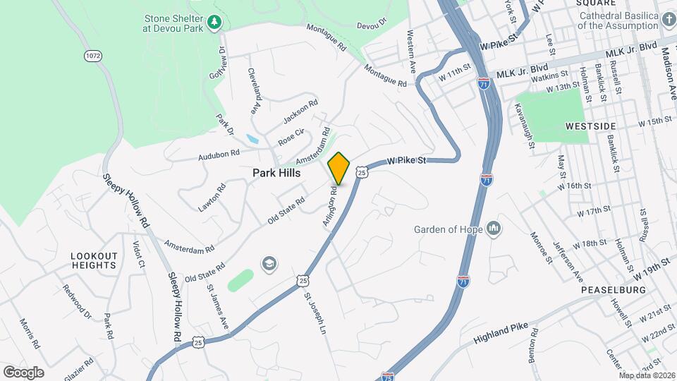 826 Arlington Rd Map and Location Details