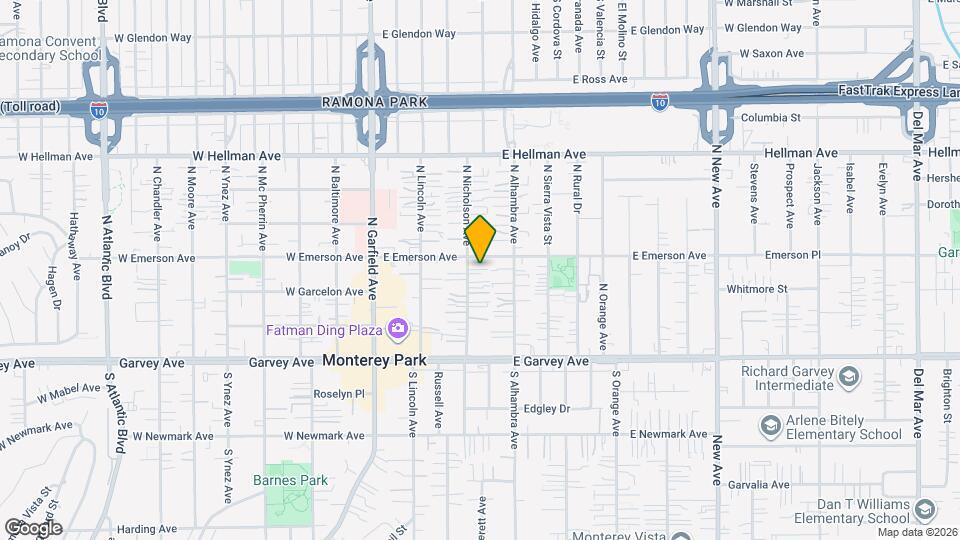 318 N Nicholson Ave, Unit #2 Mapa y Detalles de la Ubicación