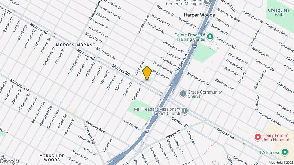 20515 Moross Rd Map and Location Details