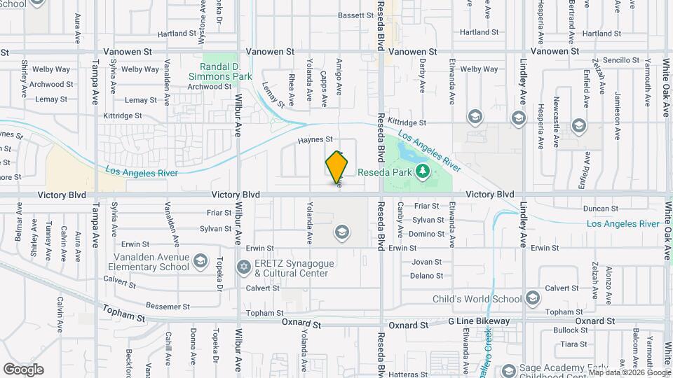 18601 Victory Blvd, Unit 01B Map and Location Details