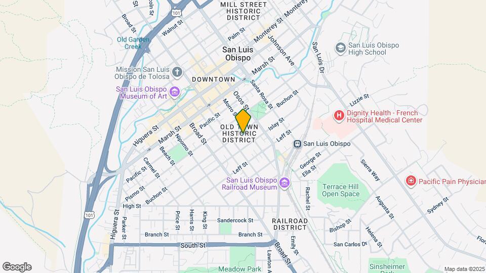 871 Buchon St Map and Location Details