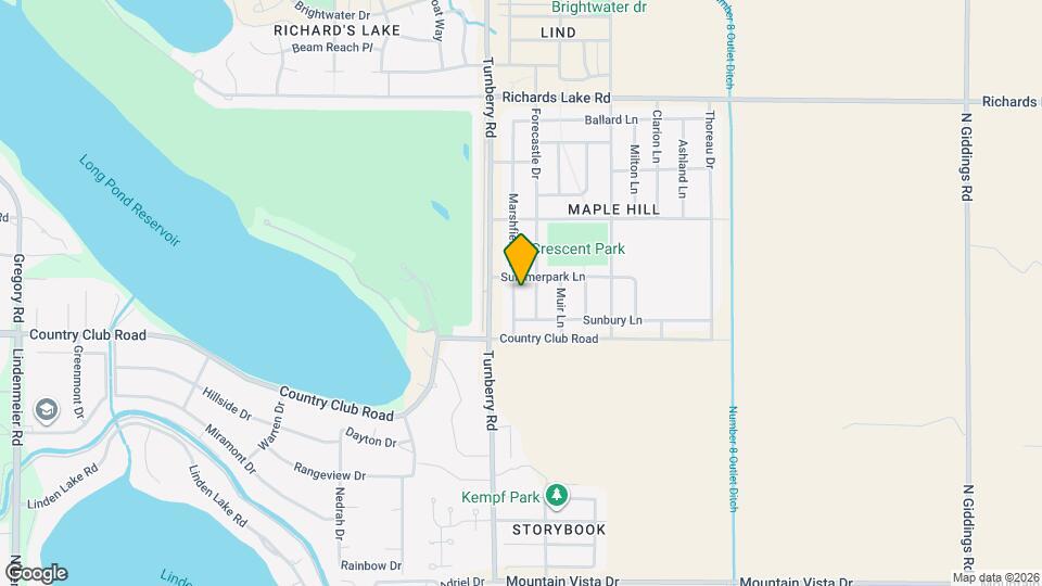 2250 Marshfield Ln Map and Location Details