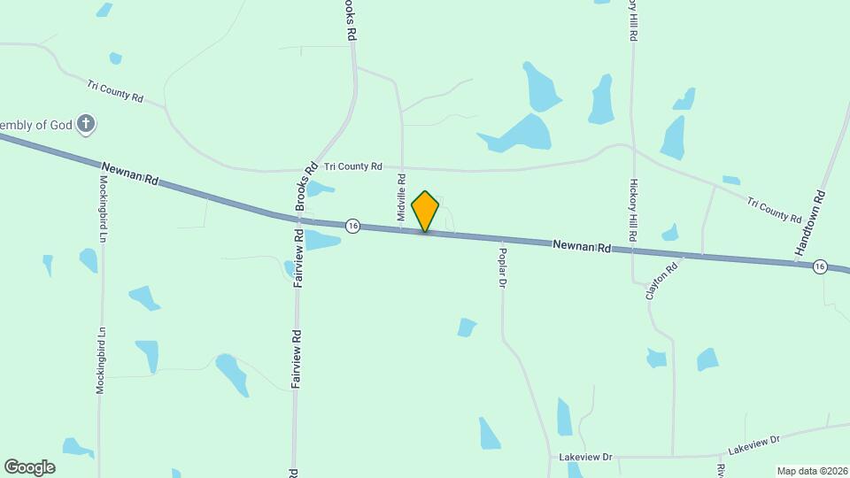 6878 Newnan Rd Map and Location Details