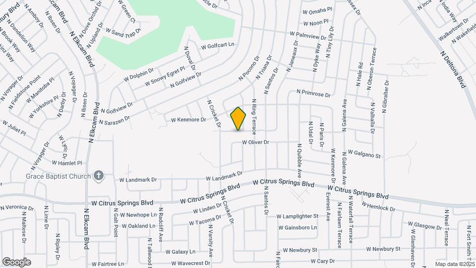 1884 W Quaker Ln Map and Location Details