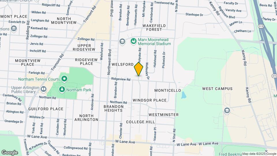 2790-2798 Mount Holyoke Rd Map and Location Details