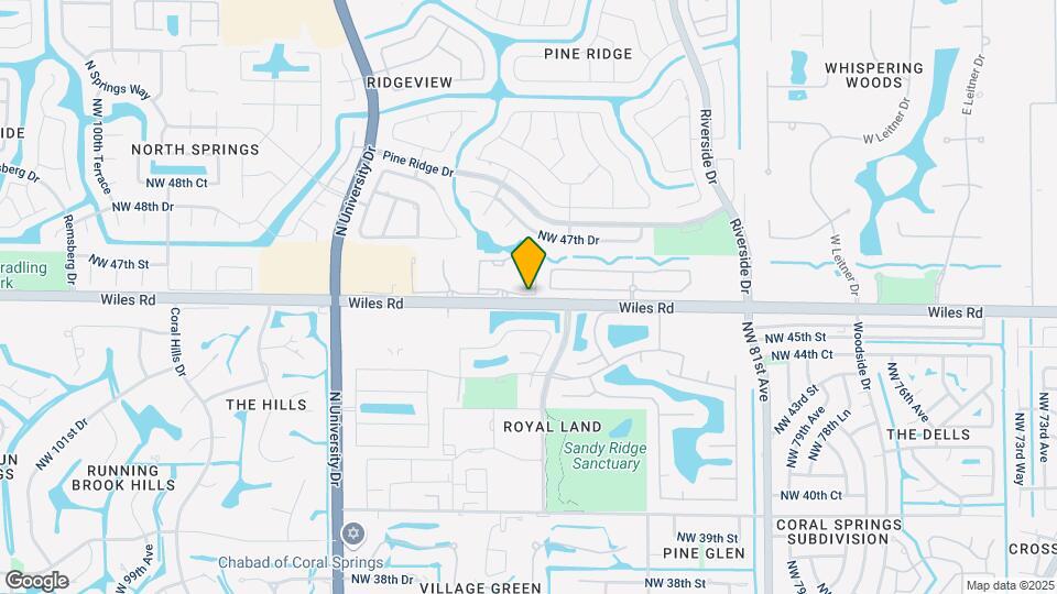 8781 Wiles Rd Map and Location Details