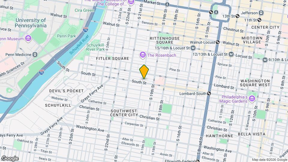 527 S 20th St Map and Location Details
