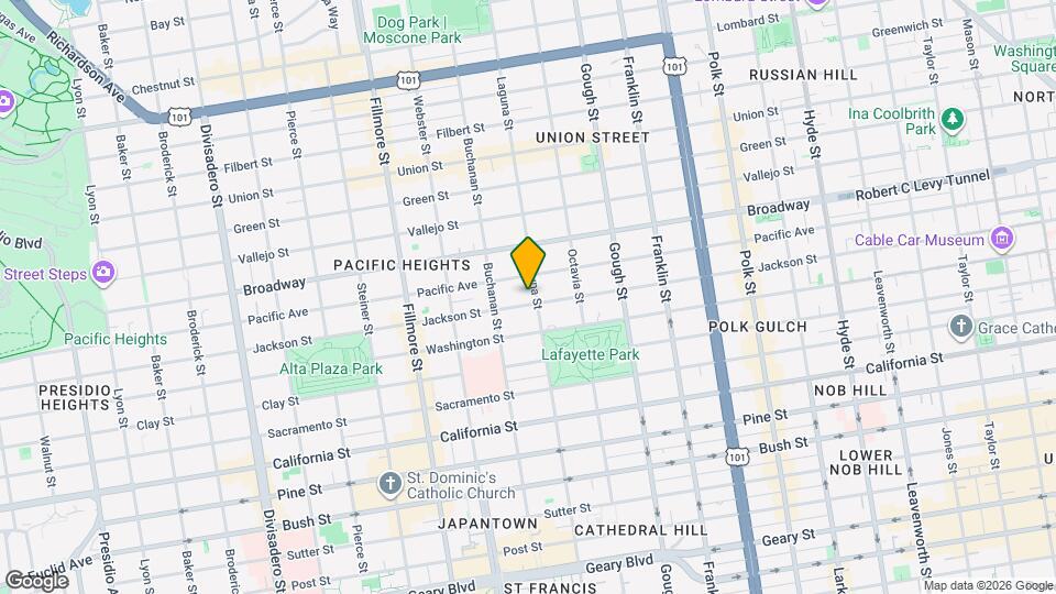 2106 Jackson St Map and Location Details