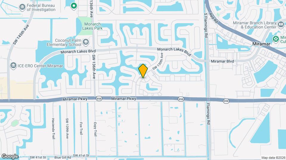 12990 SW 30th Ct Map and Location Details