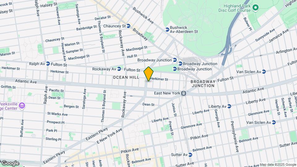 1886 Eastern Pkwy Map and Location Details