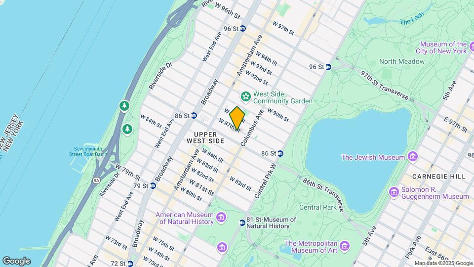 118 W 87th St Map and Location Details