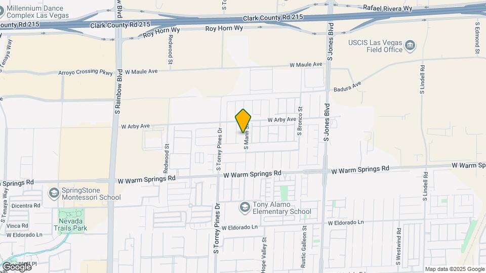 7157 S Mann St Map and Location Details