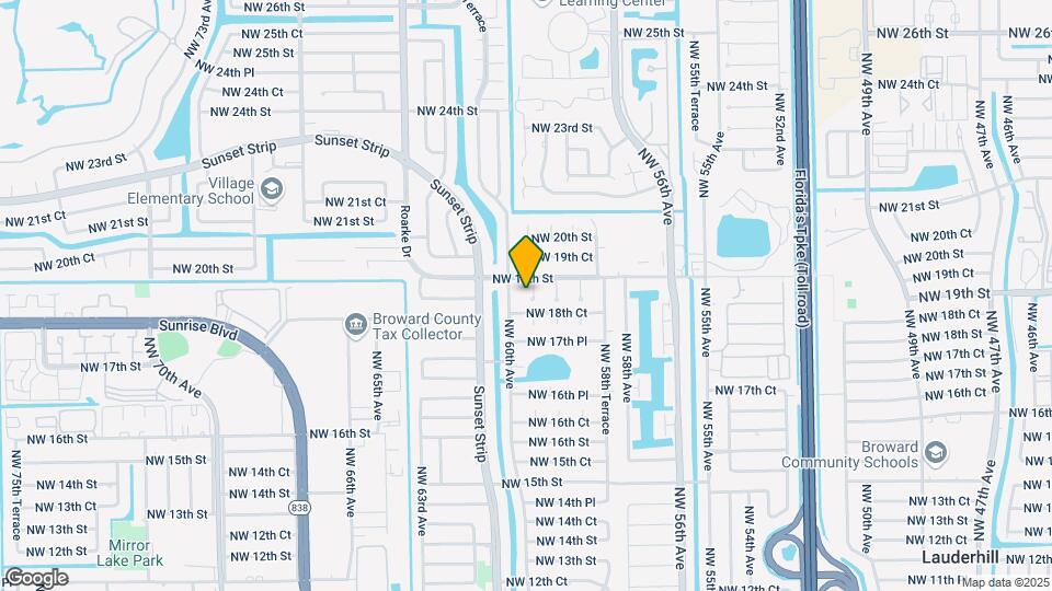 1871 NW 59th Way Map and Location Details