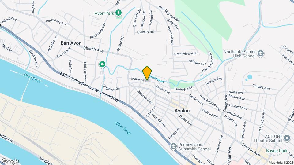 306 Marie Ave Map and Location Details