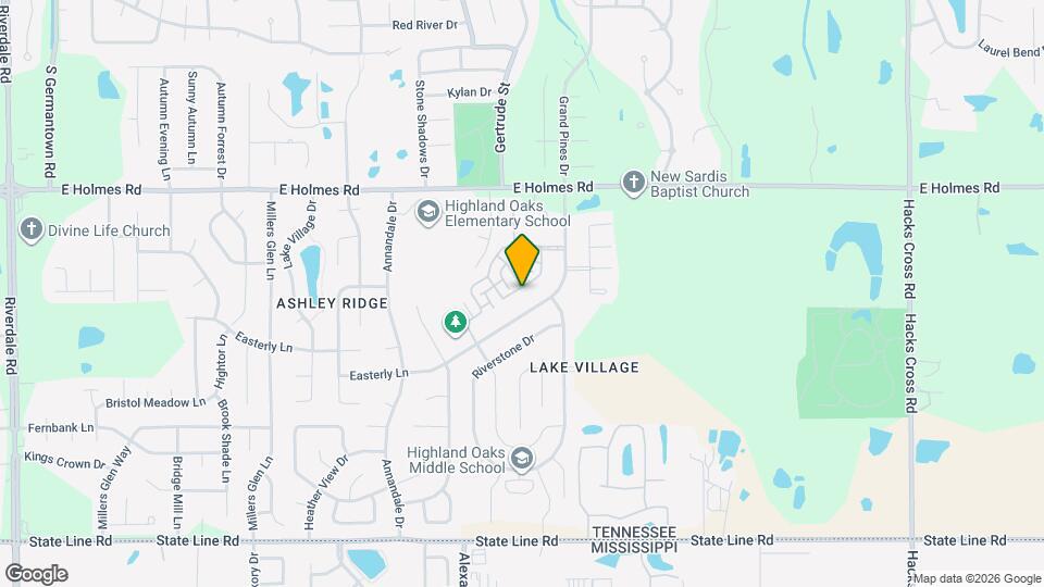 7571 Glen Creek Ln Map and Location Details