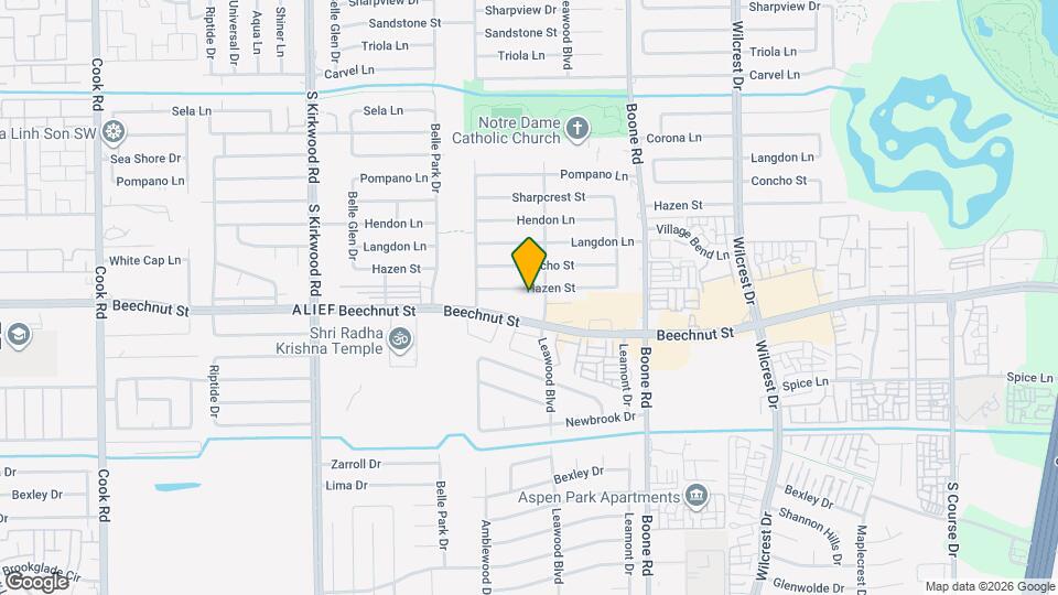11311 Hazen St Map and Location Details