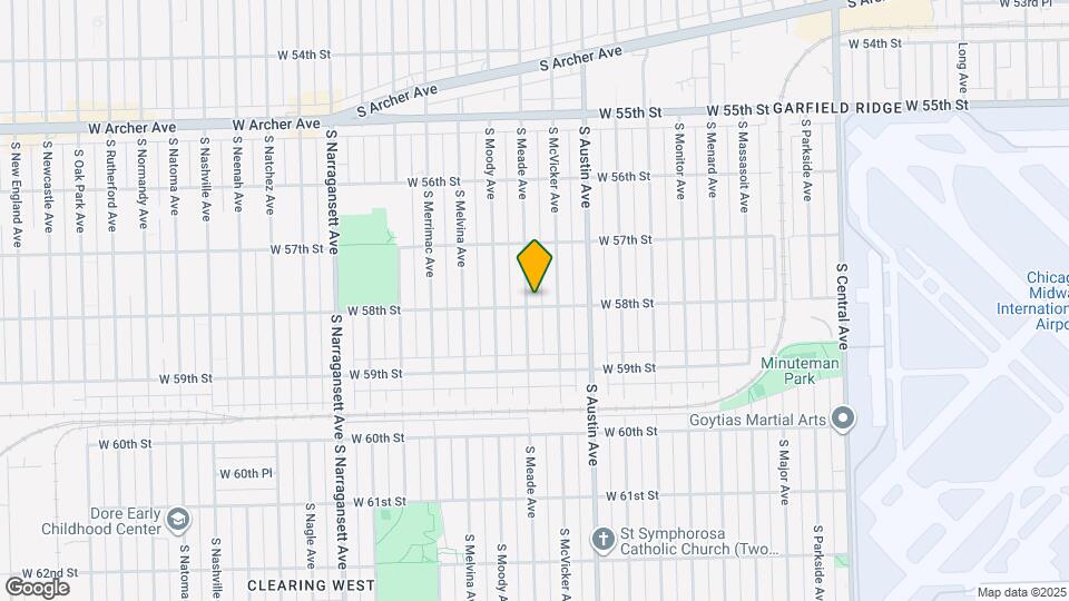 5755 S Meade Ave, Unit 2 Map and Location Details