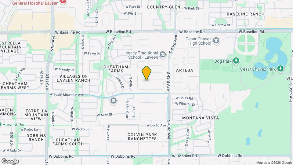 8219 S 44th Gln Map and Location Details