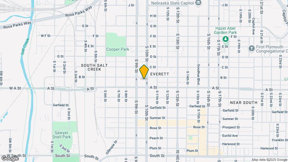 1323 S 10th St Mapa y Detalles de la Ubicación