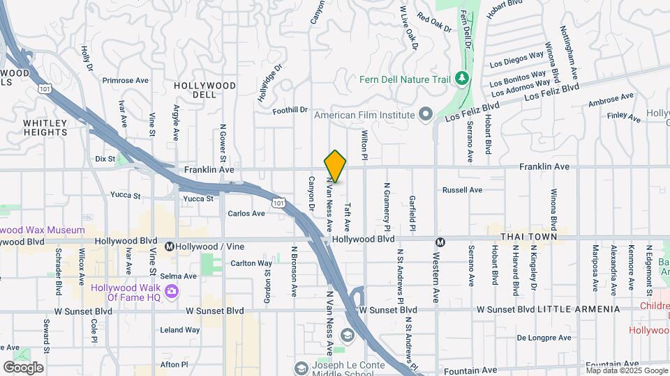 1832 N Van Ness Ave, Unit 1 Map and Location Details