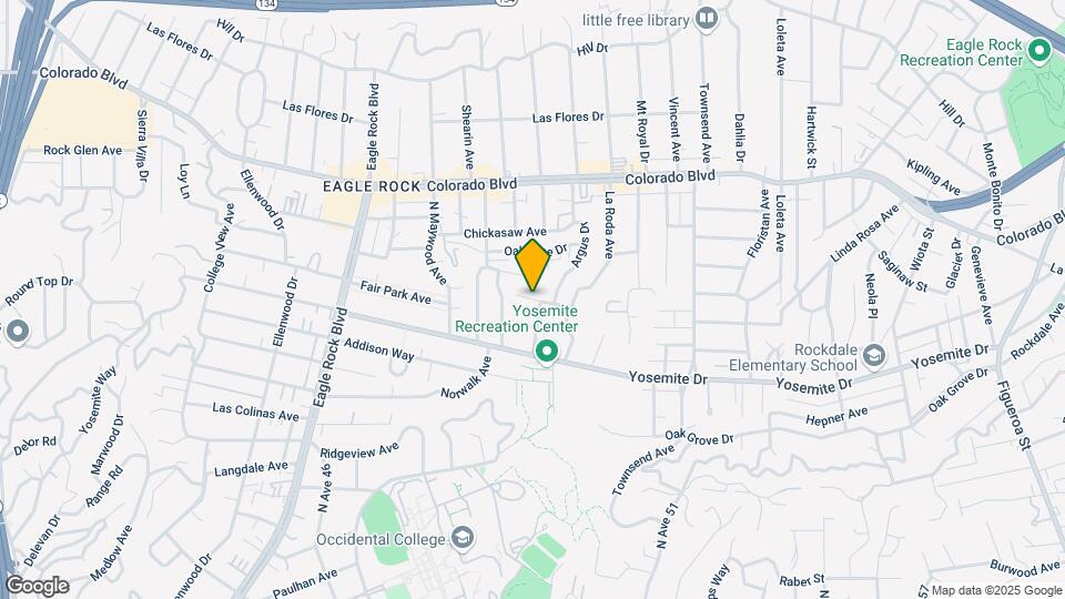 1843 Linda Rosa Ave Map and Location Details