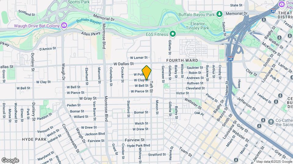 315 W Clay St Map and Location Details