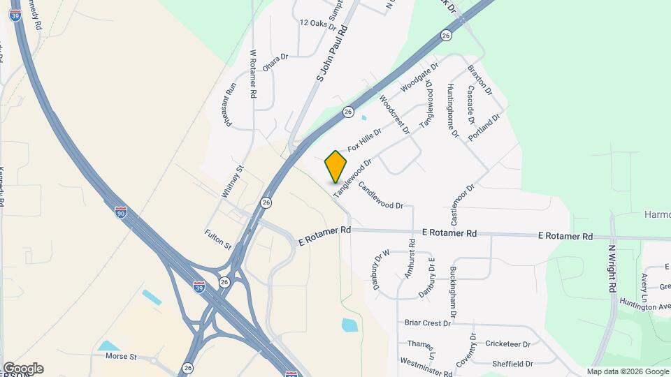 4111 Tanglewood Dr Map and Location Details