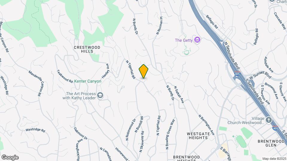 650 N Tigertail Rd Map and Location Details