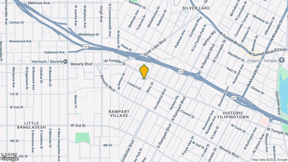 231 N Vendome St Map and Location Details