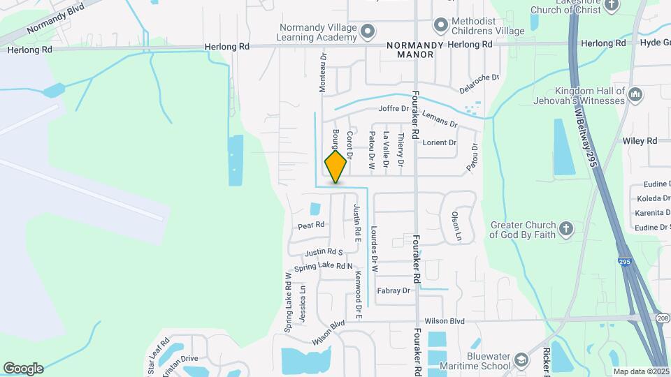 8139 Justin Rd N Map and Location Details