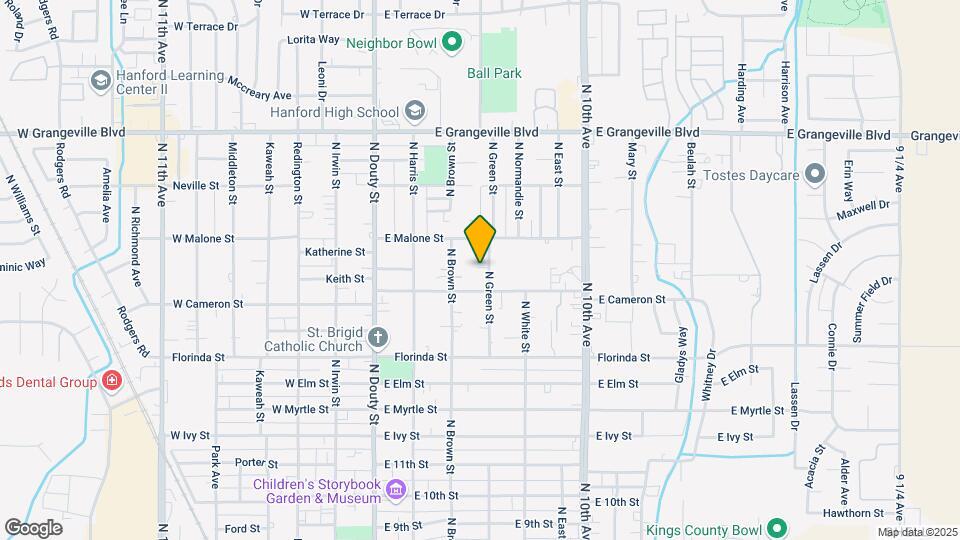 1212 N Green St Map and Location Details