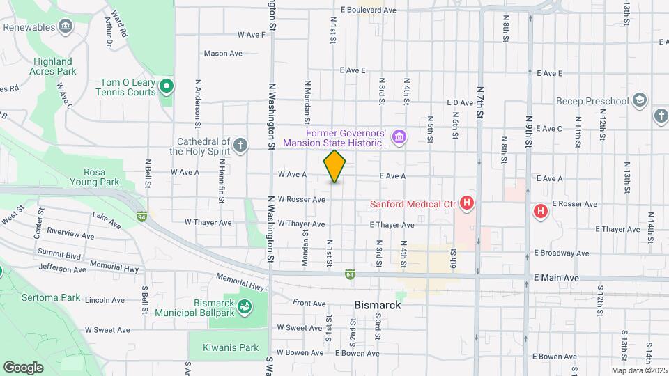 409 N 1st St Map and Location Details