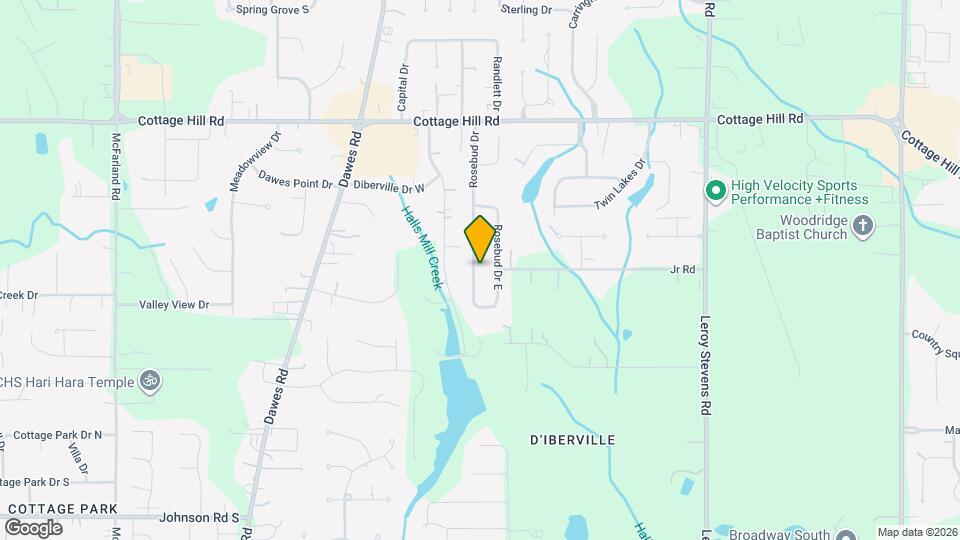 2719 Rosebud Dr Map and Location Details