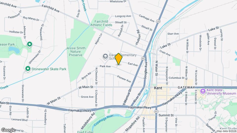 541 Park Ave Map and Location Details