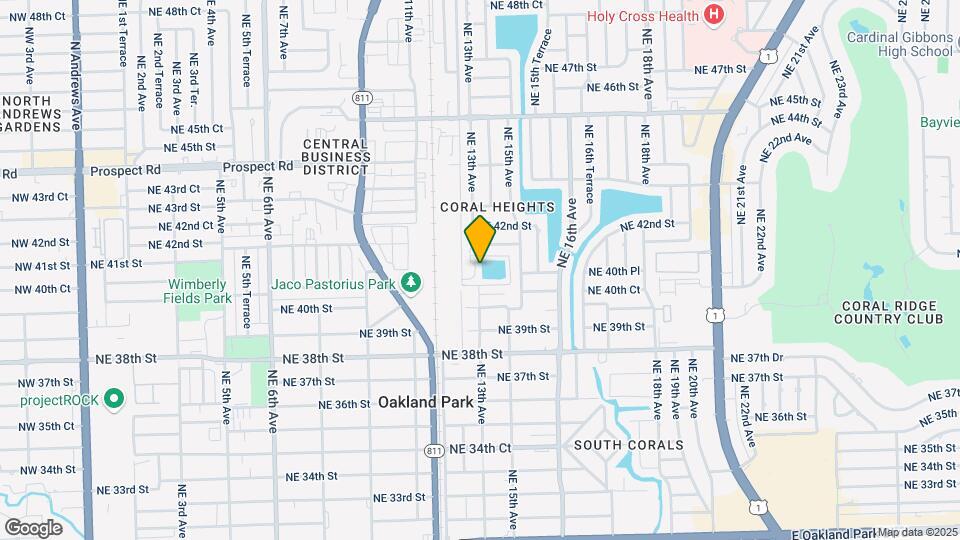4051 NE 13th Ave, Unit 71-3 Map and Location Details
