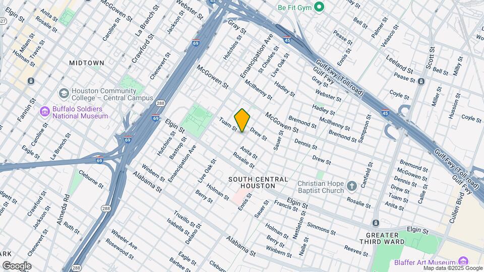 2620 Tuam St, Unit 2 Map and Location Details
