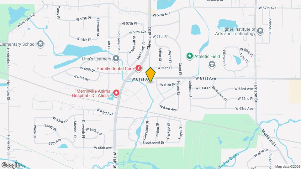 6103 Cleveland St Map and Location Details