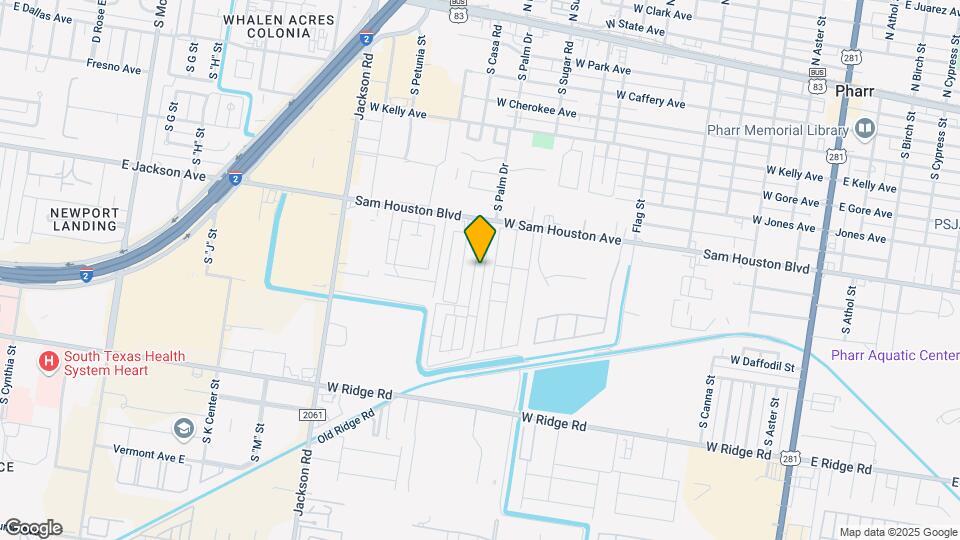 1001 S Palm Dr Map and Location Details