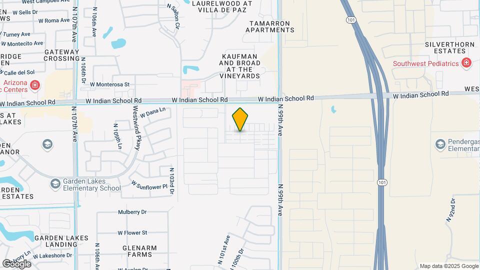 3820 N 100th Dr Map and Location Details