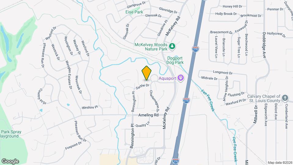 2406 Village Glen Ct Map and Location Details