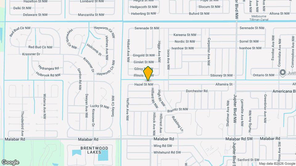 1333 Hazel St NW Mapa y Detalles de la Ubicación