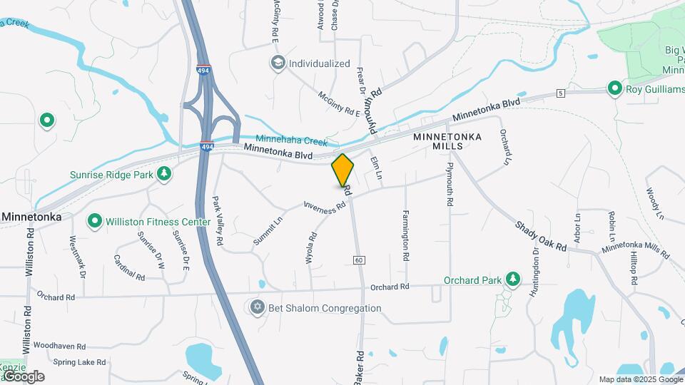 3522 Baker Rd Map and Location Details