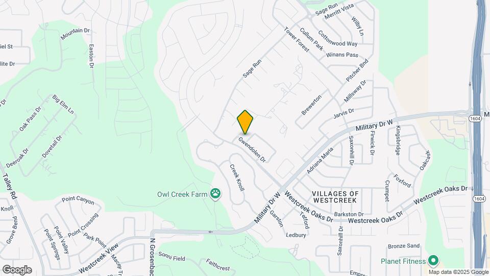 1307 Hazelbury Ln Map and Location Details