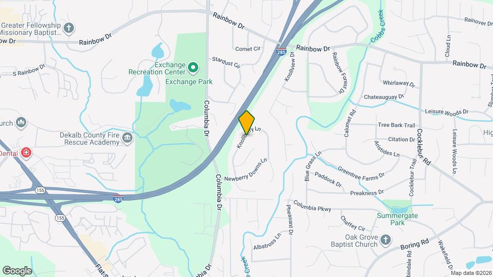 2834 Knollberry Ln Map and Location Details