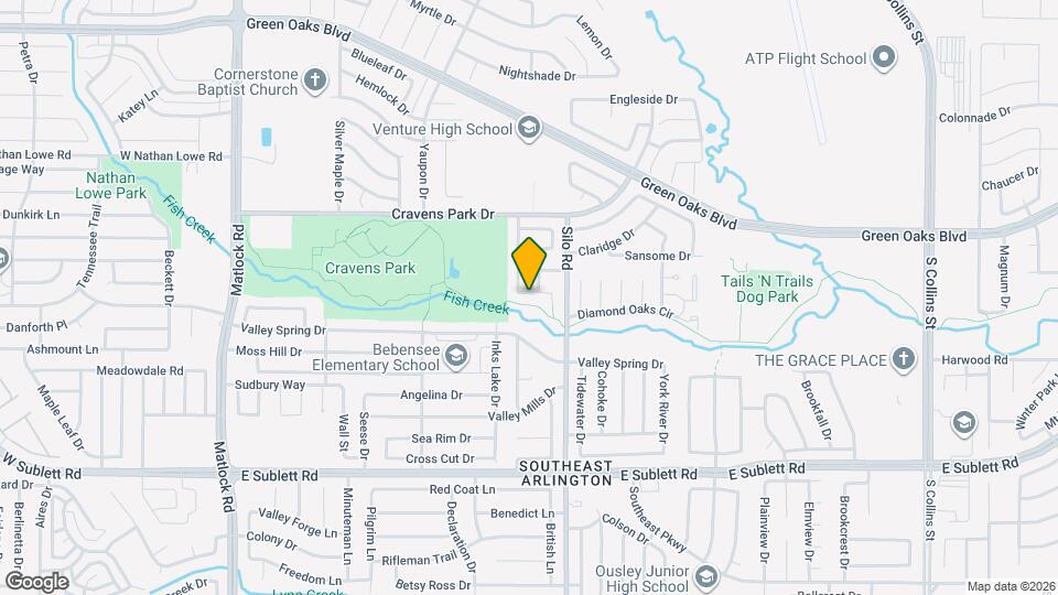 606 Lakeway Dr Map and Location Details