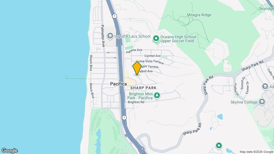 Pacific View Apartments Map and Location Details