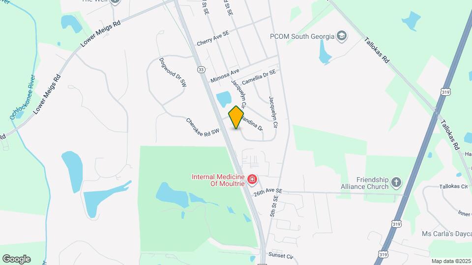 2412 Jacqueline Cir, Unit Efficiency Apartment Map and Location Details