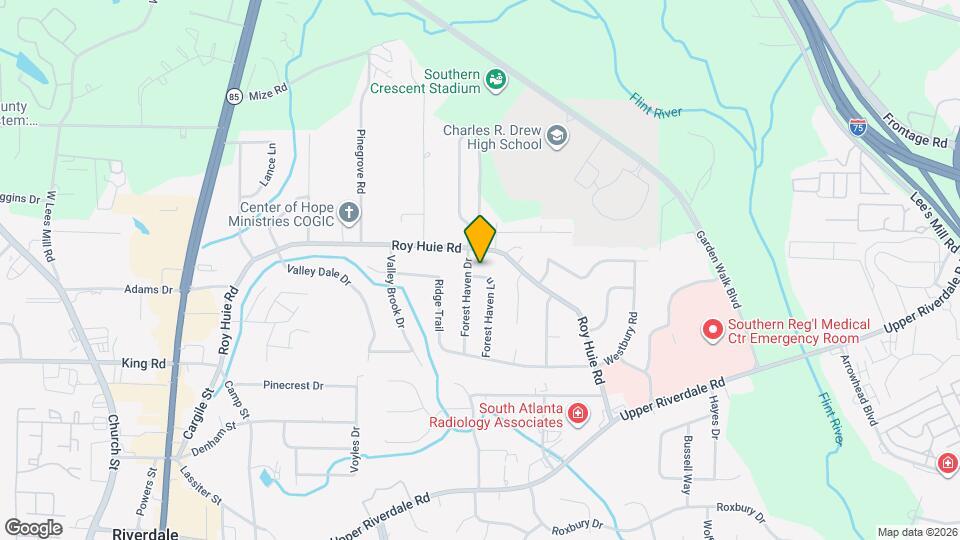 6326 Forest Haven Ln Map and Location Details